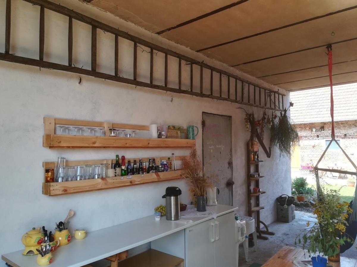Ferienwohnung&Campingplatz VOR DEM BERG Heideblick Exterior foto